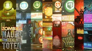 ALL PERK MACHINE LOCATIONS + DER WUNDERFIZZ ON MAUER DER TOTEN (Black Ops Cold War Zombies)