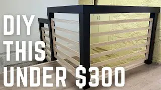 DIY Budget Friendly Modern Stair Banister/Railing