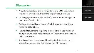 Holistic Care: Transitions, Access, Shared Decision-Making, and Psychological Support