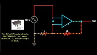 Non Inverting Operational Amplifier Simulation and Analysis in Proteus!