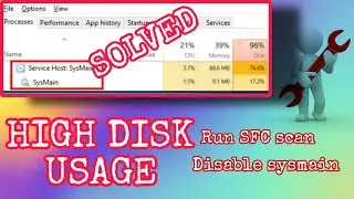 How to Fix Service Host (SysMain) High Disk Usage in Windows 11/10