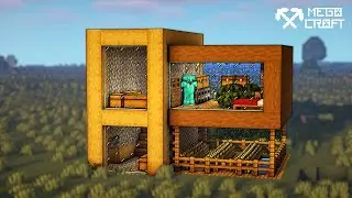 🔨 Minecraft simple survival house  Survival house tutorial  Minecraft house tutorial
