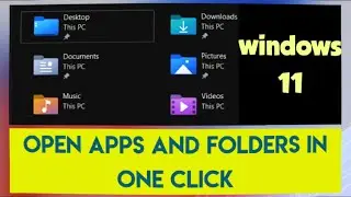 How to Enable One Click to Open Desktop Apps and Folders on Windows 11