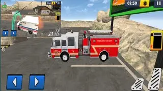 Emergency Ambulance simulator #1- simulator game Android gameplay Beach rescue #carsgames