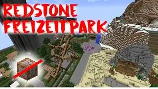 Redstone Freizeitpark in Minecraft - Update: Jetzt mit Wasserbahn!