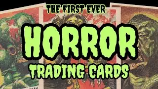 HORROR Themed Trading Cards so Scary... You'll Die Laughing