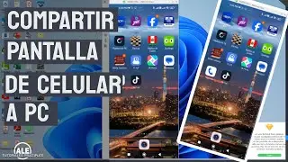 Como compartir pantalla de celular a Pc | Duplicar o Poner modo espejo  Nuestro Celular al Ordenador