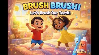 🪥 Brush Brush! | Let&rsquo;s Brush Our Teeth | Fun Kids Song🎵 |#kidsvideos |#animation |#nurseryrhymes |#