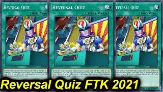 【YGOPRO】REVERSAL QUIZ FTK DECK 2021 *MONARCH FTK*