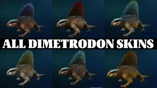All Dimetrodon Female Skins in JWE3 – Full Showcase (4K)