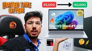@TrakinTech  Samsung galaxy book 4 edge laptop snapdragon x | best laptop under 40000