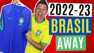 🇧🇷 2022 WORLD CUP  🐆 Nike 2022-23 Brasil Away Shirt - Review & Unboxing