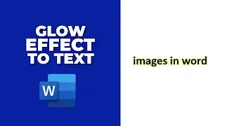 How to add a glow effect to text in Word
