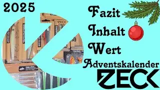 Fazit vom 2025 Zeck Adventskalender 99,95€ Überblick Unboxing