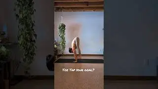 Drills get you skills.. but remember progress over perfection #yoga #toetap #handstand
