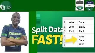Секреты Excel: мгновенное разделение данных с помощью текста по столбцам!