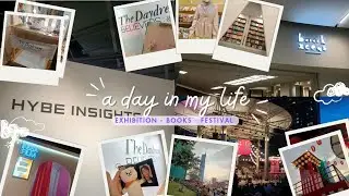 A DAY IN MY LIFE  meet BTS in Hybe Insight Exhibition | BonOdori fest, 📚 bookstore | #weekendvlog