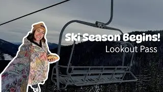 Late Start to Ski Season ❄️ Second Ski Day at Lookout Pass