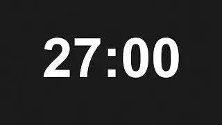 27 Minute Timer