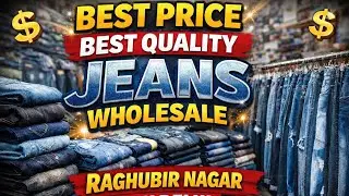 Biggest JEANS manufacturer in Delhi 👖 Raghubir nagar jeans wholesale market 👖