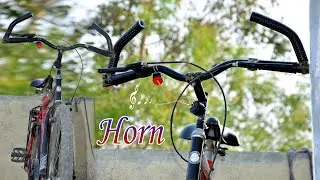 How to make cycle horn at home || cycle horn homemade making || sjcrafts
