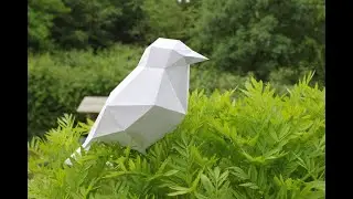 Low Poly Bird | Paper Craft | 3D (Instructables Inspired)