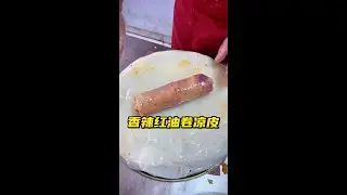 Spicy red oil cold noodles #tiktok food creators