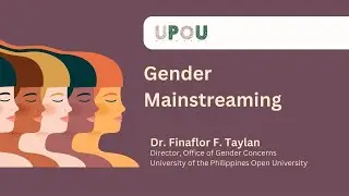 Gender Mainstreaming | Dr. Finaflor F. Taylan