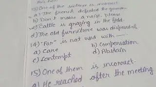 ENGLISH GRAMMAR PREVIOUS YEAR MCQS 2026. ENGLISH GRAMMAR FOR ALL EXAMS  ENGLISH GRAMMAR FOR SSC. 