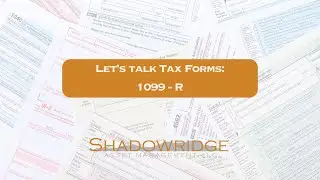Let's talk tax forms: 1099 R explained!