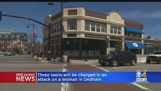 3 teens charged in attack on woman in Dedham