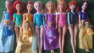 ASMR 5 MYSTERY SURPRISES Disney Princess Miniature Dolls Satisfying Unboxing NO Talking Video DIY