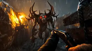 [WORLD WAR 2 BUT MONSTERS] 1940 - Full Gameplay (SHORT HORROR GAME)