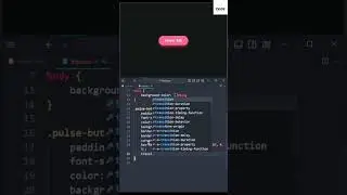 Dynamic Hover Button With Pulse Effect 🥰🤍 #coding #html #css #trending #tutorials #animation