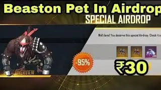 Purchasing Rs. 30 airdrop [ Beaston Pet + Beaston's Skin + 100 Diamonds ] In Hindi