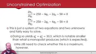 3.2 - Unconstrained Optimization - Multiple Variables