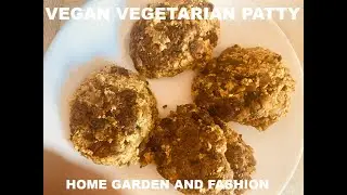 TASTY FAST EASY VEGAN VEGETARIAN BURGER||TOFU SPICY SOYBEAN PATTY||HOME GARDEN AND FASHION