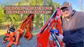 Unlocking Winter Readiness: BH70 Backhoe Removal on Kubota B2301!