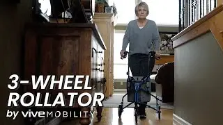 Vive Mobility Three Wheel Rollator