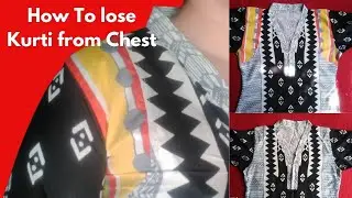 Latest and trendy Method To lose Tight  Kameez From Chest || How To Loosen Chest of Tight Kurti