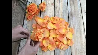 DIY Rose Petals Flower Explosion