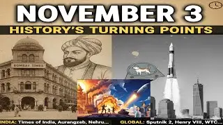 November 3 History: ​Sputnik 2, Times of India, Operation Cactus in India & More #history #India 