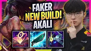 FAKER TRIES NEW AKALI BUILD! - T1 Faker Plays Akali MID vs Galio! | Season 2026