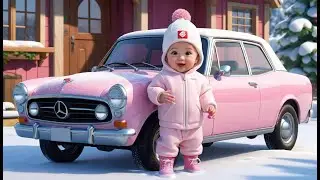 Winter Car Race | Exciting Snowy Car Racing Song for Toddlers & Preschoolers