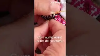 Cum numiți acest punct de cusătură? &Icirc;n ce carte este explicat? #shorts