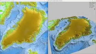 Visualising the Topography of Greenland (TrumpLand?)