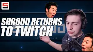 He's coming home - 😲 Shroud makes his return to TWITCH after Mixer closes down! 😲 | ESPN Esports