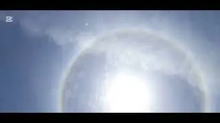 MYSTERY RAINBOW AROUND THE SUN 😱#rainbowaroundthesun #sunhalo #halosun#bethalifevlog