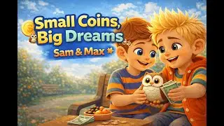 Saving Money Lesson for Kids 💰 | Small Coins, Big Dreams (Sam & Max Storytime)