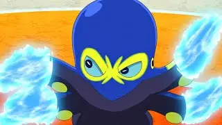 Lucario vs Grapploct (DUB) - Ash vs Bea - Pok&eacute;mon Journeys: The Series